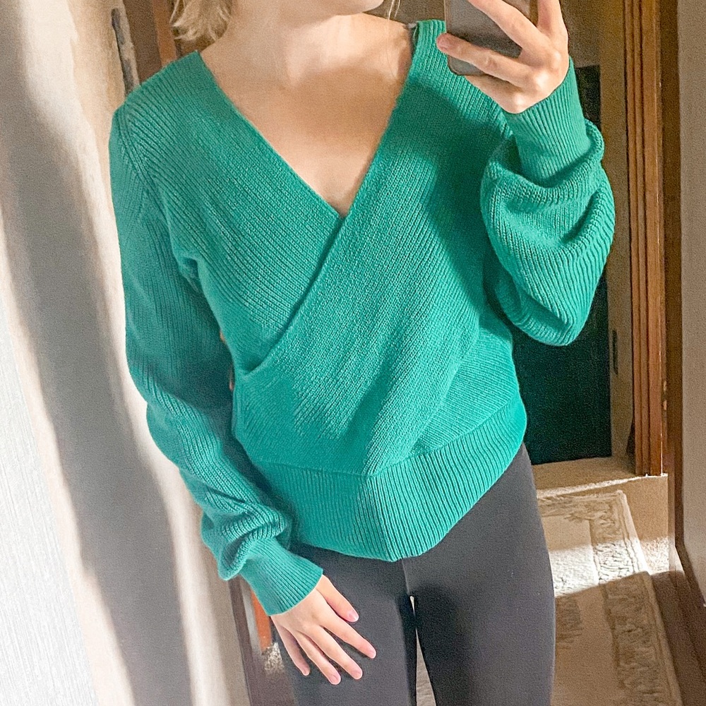 Anthro. Moth green sweater